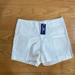 Women’s vineyard vines white cotton shorts XL